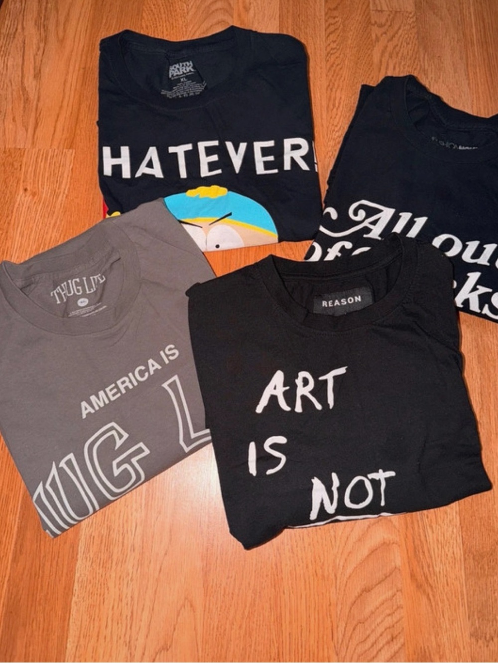 4 graphic T-shirt bundle